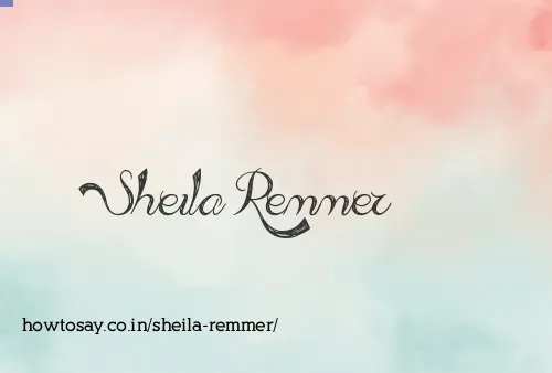 Sheila Remmer