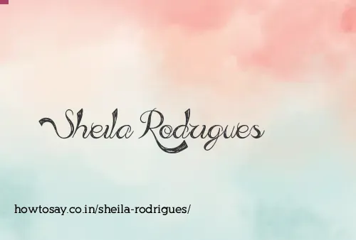 Sheila Rodrigues
