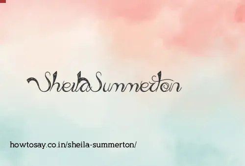 Sheila Summerton