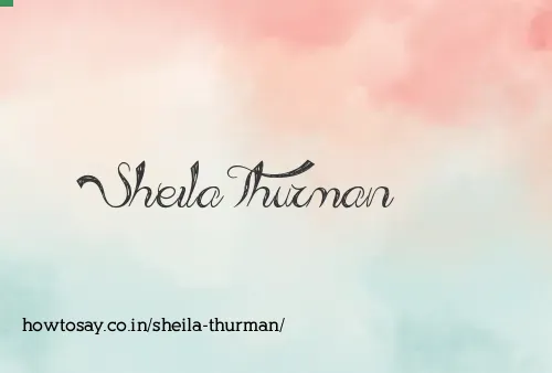 Sheila Thurman