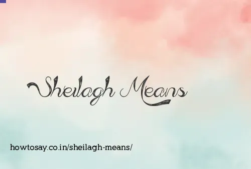 Sheilagh Means