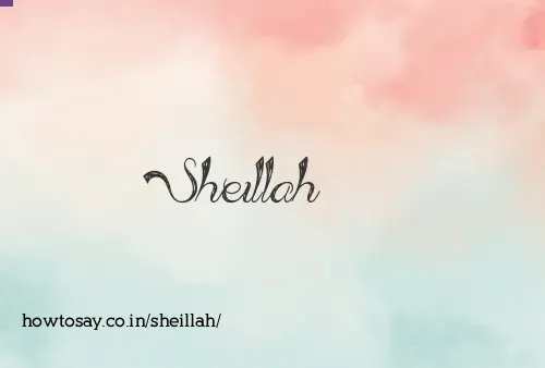 Sheillah