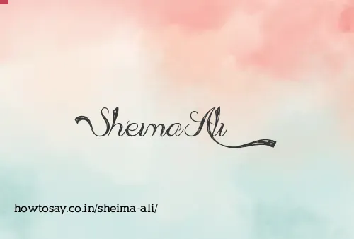 Sheima Ali