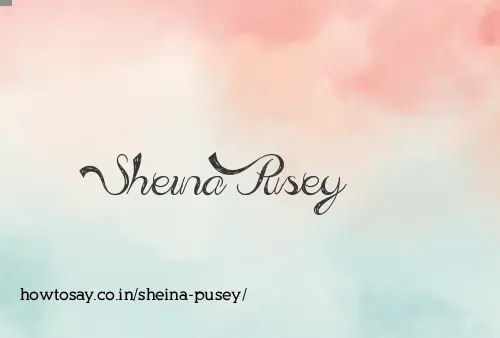 Sheina Pusey