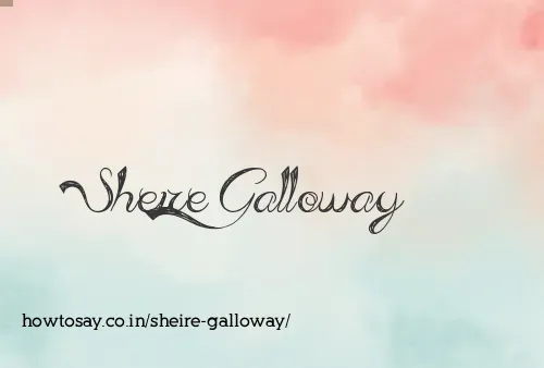 Sheire Galloway