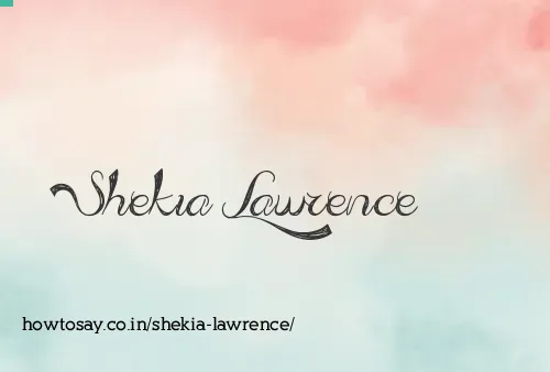 Shekia Lawrence