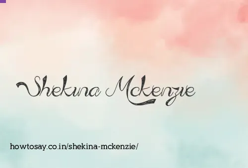 Shekina Mckenzie