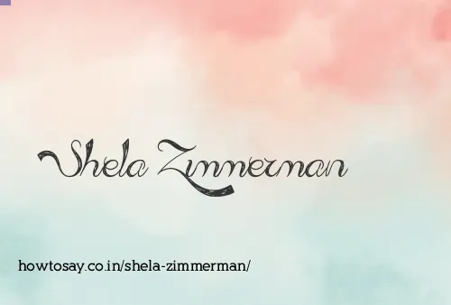 Shela Zimmerman