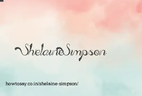 Shelaine Simpson