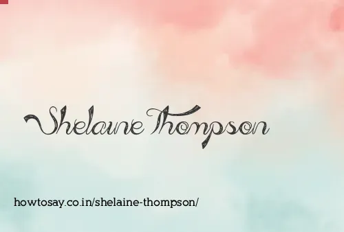 Shelaine Thompson