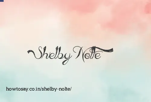Shelby Nolte