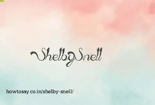 Shelby Snell