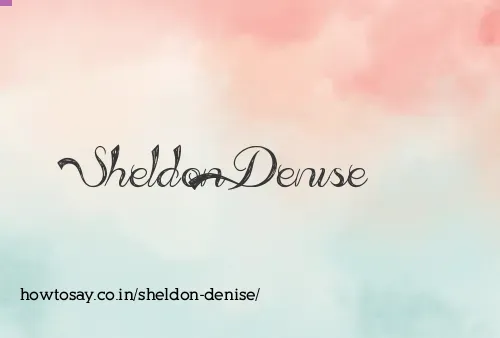 Sheldon Denise