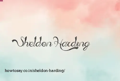 Sheldon Harding