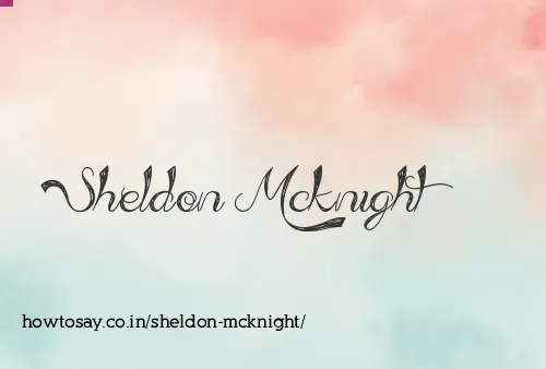 Sheldon Mcknight