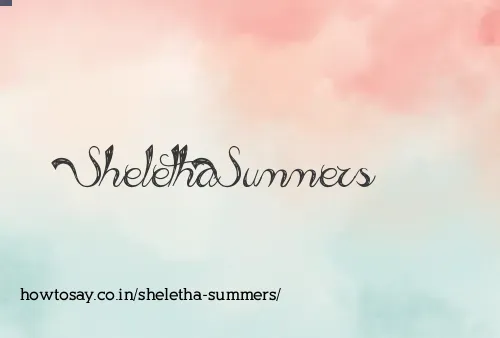 Sheletha Summers