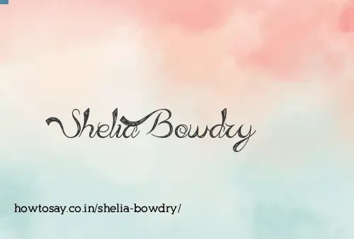 Shelia Bowdry