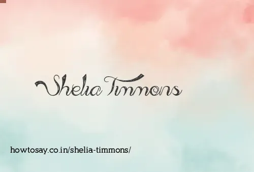 Shelia Timmons