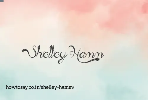Shelley Hamm