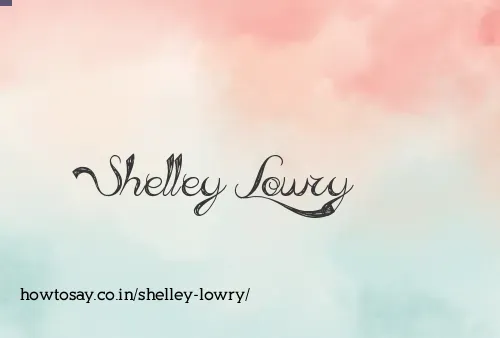 Shelley Lowry
