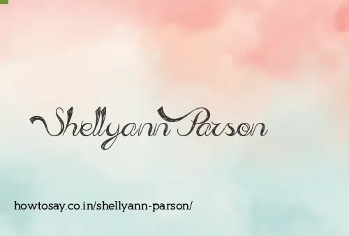 Shellyann Parson