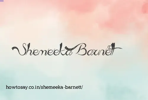 Shemeeka Barnett