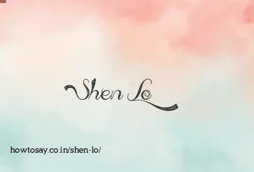 Shen Lo