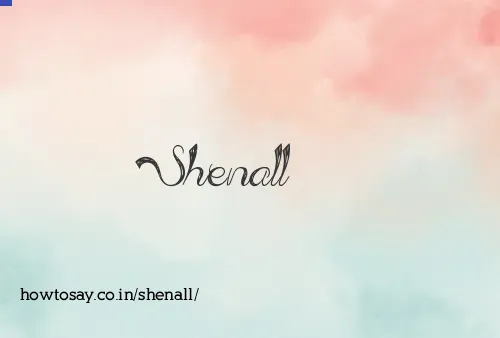 Shenall