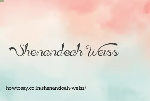 Shenandoah Weiss