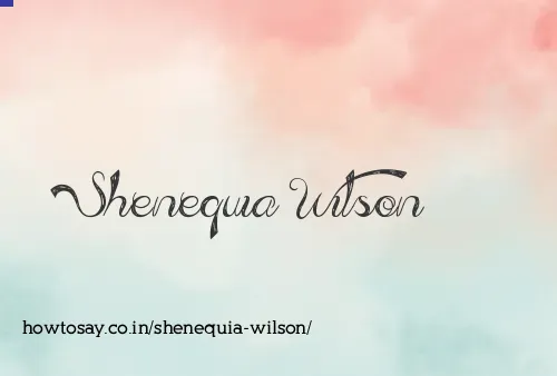 Shenequia Wilson