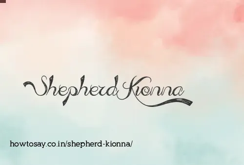 Shepherd Kionna