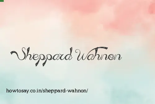 Sheppard Wahnon