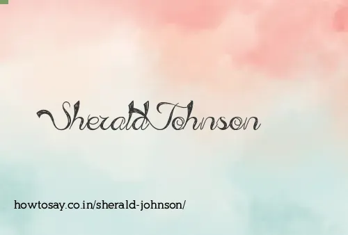 Sherald Johnson