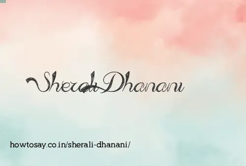 Sherali Dhanani