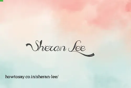 Sheran Lee