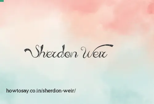 Sherdon Weir