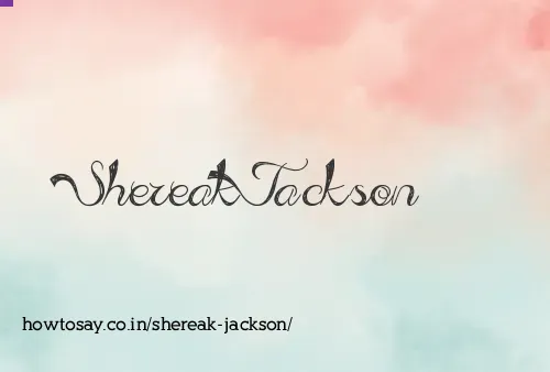 Shereak Jackson