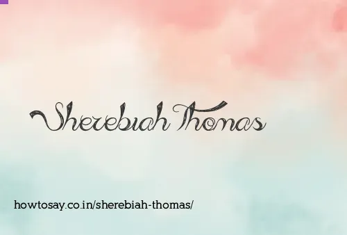 Sherebiah Thomas