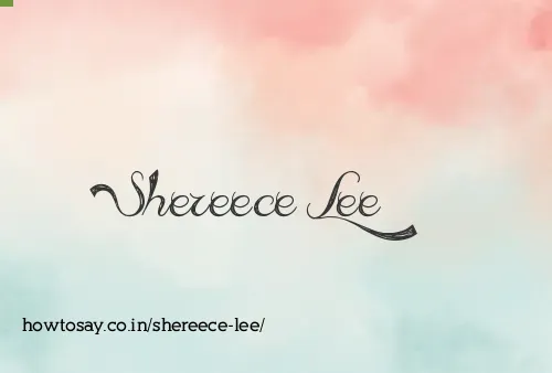 Shereece Lee