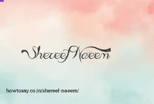 Shereef Naeem