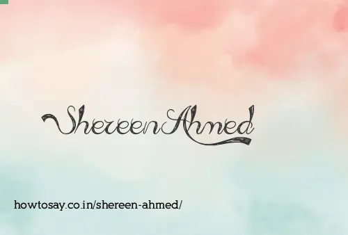 Shereen Ahmed