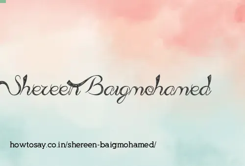 Shereen Baigmohamed