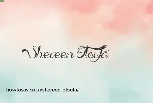 Shereen Oloufa