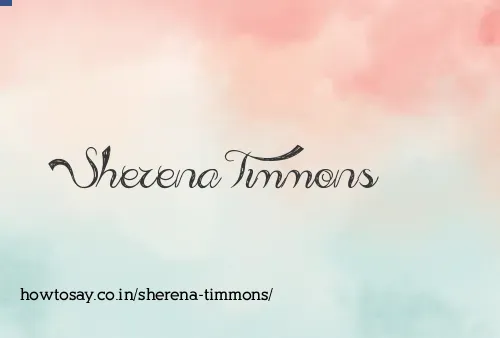 Sherena Timmons