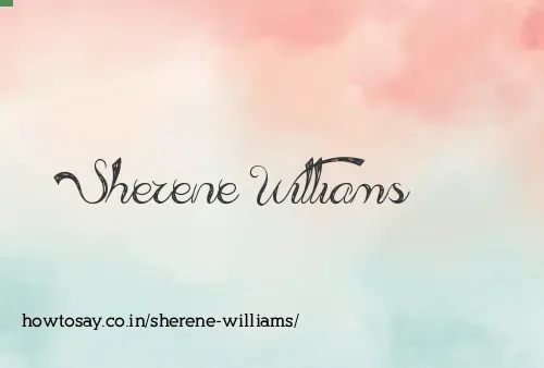 Sherene Williams