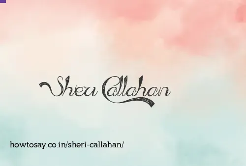 Sheri Callahan