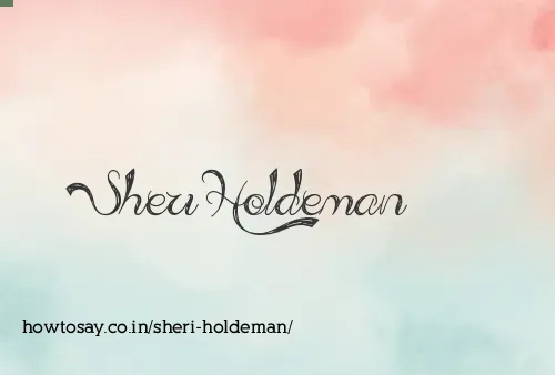 Sheri Holdeman