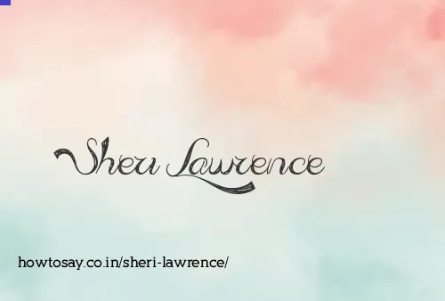 Sheri Lawrence