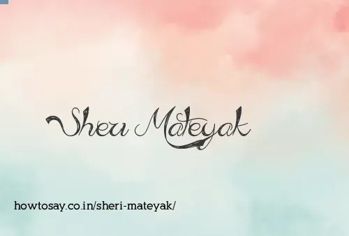 Sheri Mateyak
