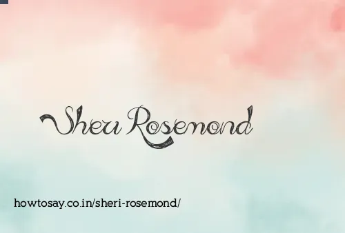 Sheri Rosemond